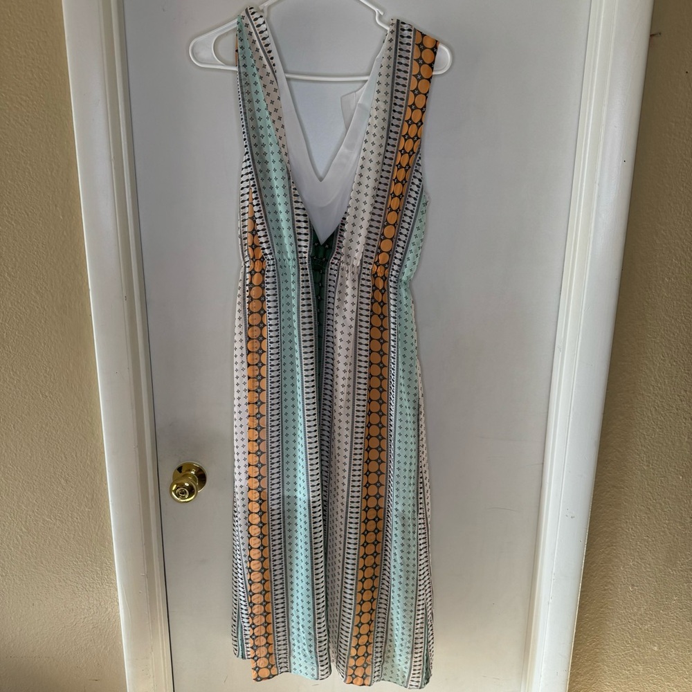 Sandro Midi Multicolor Dress Size 1 - Picture 7 of 7